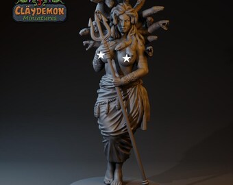 Medusa | 32mm / 75mm Scale | NSFW | Claydemon Miniatures