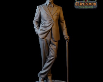 Edgar the Gentleman Investigator | 32mm / 75mm Scale | Claydemon Miniatures