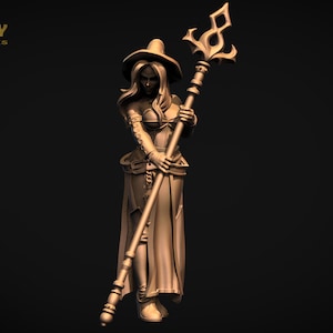 Olaya | 32mm Scale | Fantasy Women Vol 1 | Toydoy Miniatures