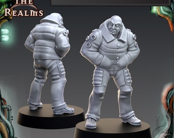 Male Hiver | Grimdark Civilians | 32mm Scale | Across the Realms