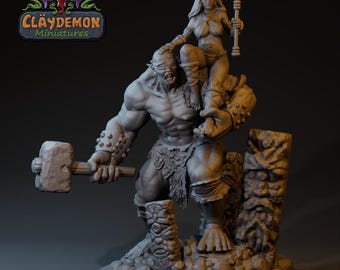 In the Valley of the Cyclops | 32mm / 75mm Scale | Claydemon Miniatures