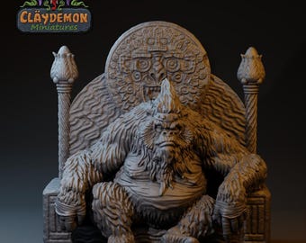 Gongo the King of the Apes | 32mm / 75mm Scale | Claydemon Miniatures