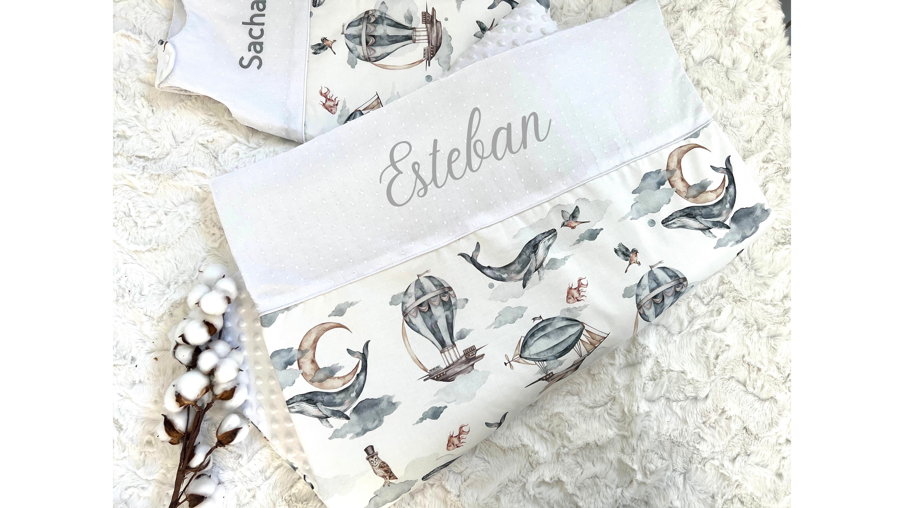 Couverture Bébé Personnalisable avec Prénom