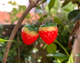 Strawberry Charm Earrings