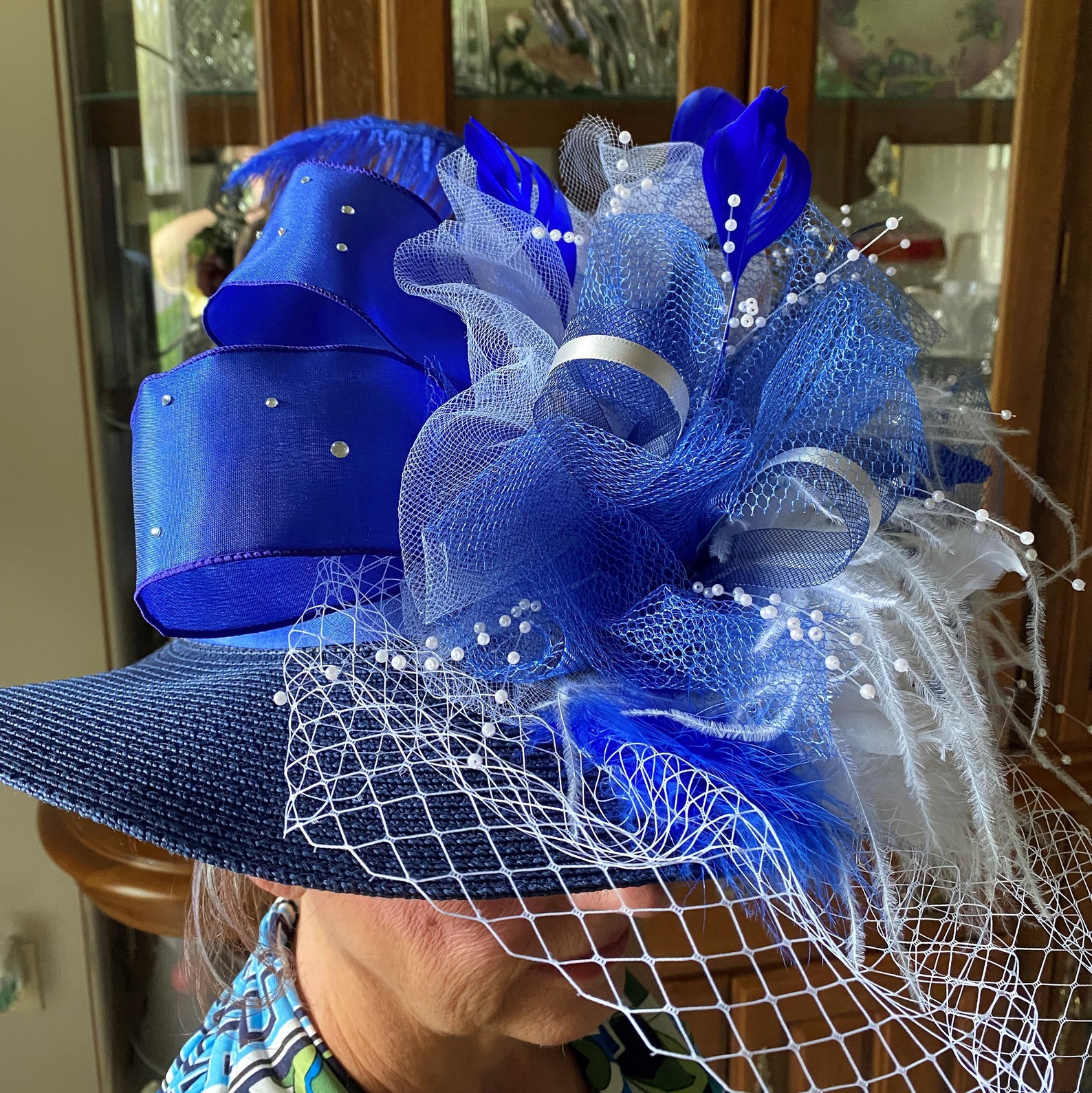 Ky Wildcat Blue Derby Hat Etsy