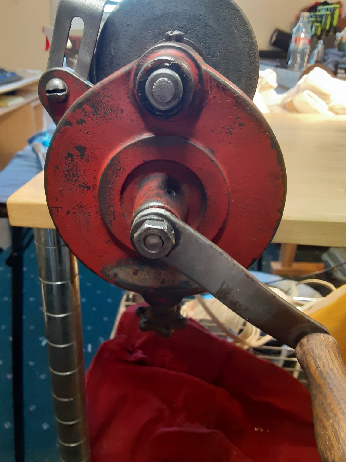 Vintage Craftsman hand grinder. Sturdy and well made usable Etsy