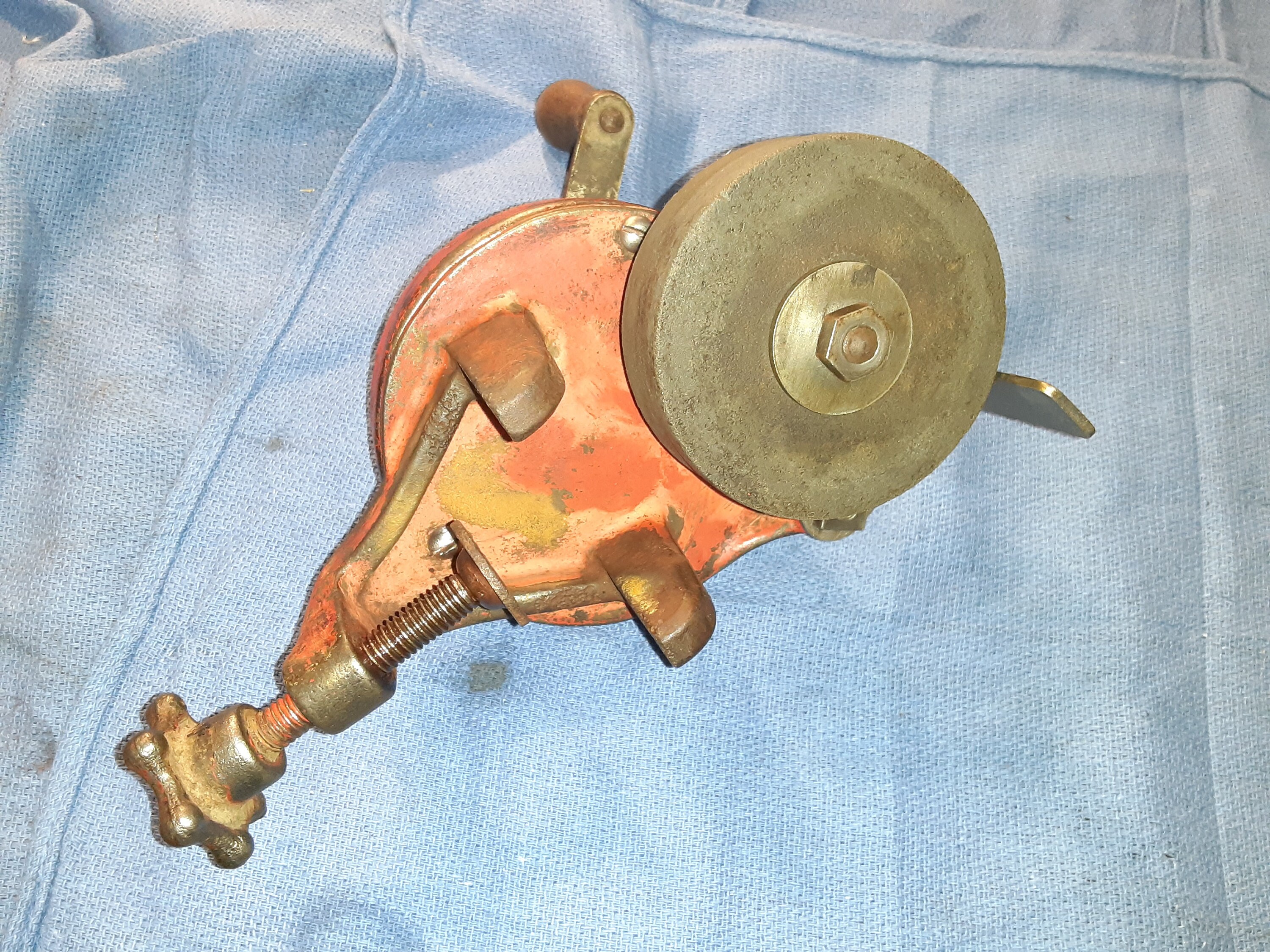 Vintage Craftsman hand grinder. Sturdy and well made usable Etsy