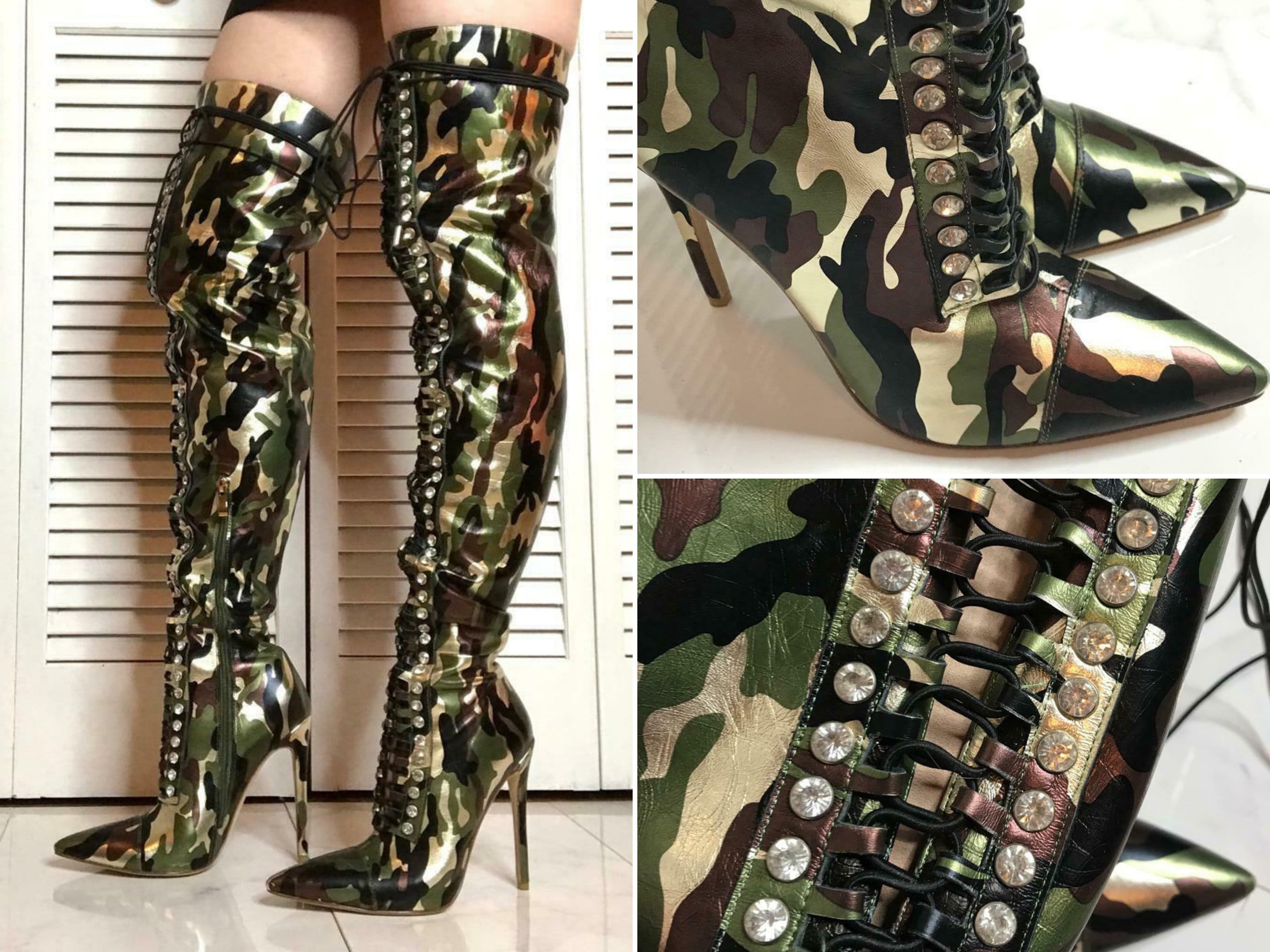 Louise et Cie Tess Leather Combat Boots on SALE