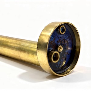 Engineer Gift - Mechanical Brass Kaleidoscope - Maker Space Decor - Raw Physics Desk Sculpture