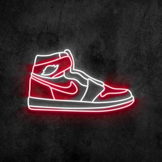 Air Jordan 1 Led Neon Sign - Etsy