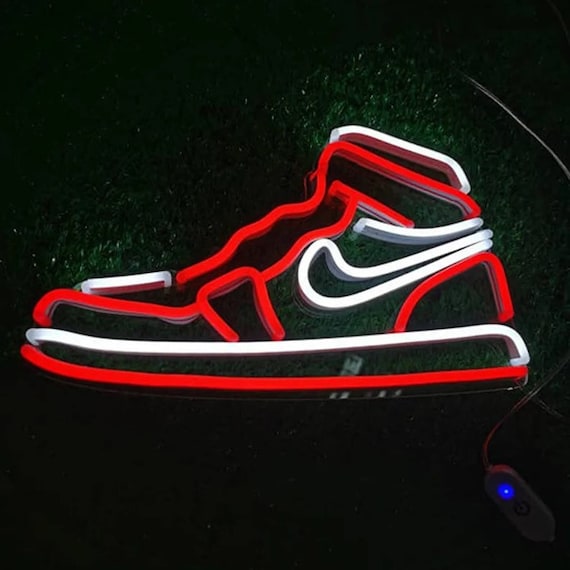 Air Jordan 1 Led Neon Sign - Etsy