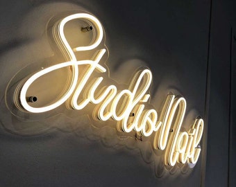 Studio Nail Led Neon Sign, Nail Studio, Beauty Salo neon custom, led neon sign custom
