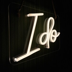 I do neon sign, I do led sign, wedding led sign, weding neon sign