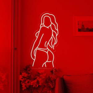 Girl neon sign - Sexy Girl LED Neon Sign, Gift for her, women neon sign, Wall Decor, Wall Sign, neon sign bedroom girl, sexy body neon sign