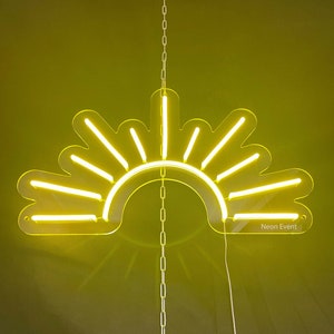 Sun neon sign - LED Neon Sign, Wall Decor, Wall Sign, Sunset led sign, Sunrise neon sign, Nature neon sign, Led neon