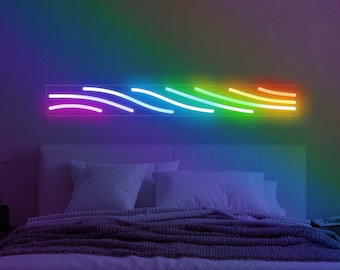 Rainbow neon sign - LED Neon Sign, Wall Decor, Wall Sign, Kids neon sign, Colorful neon sign, Rainbow led sign, light neon, bedroom light