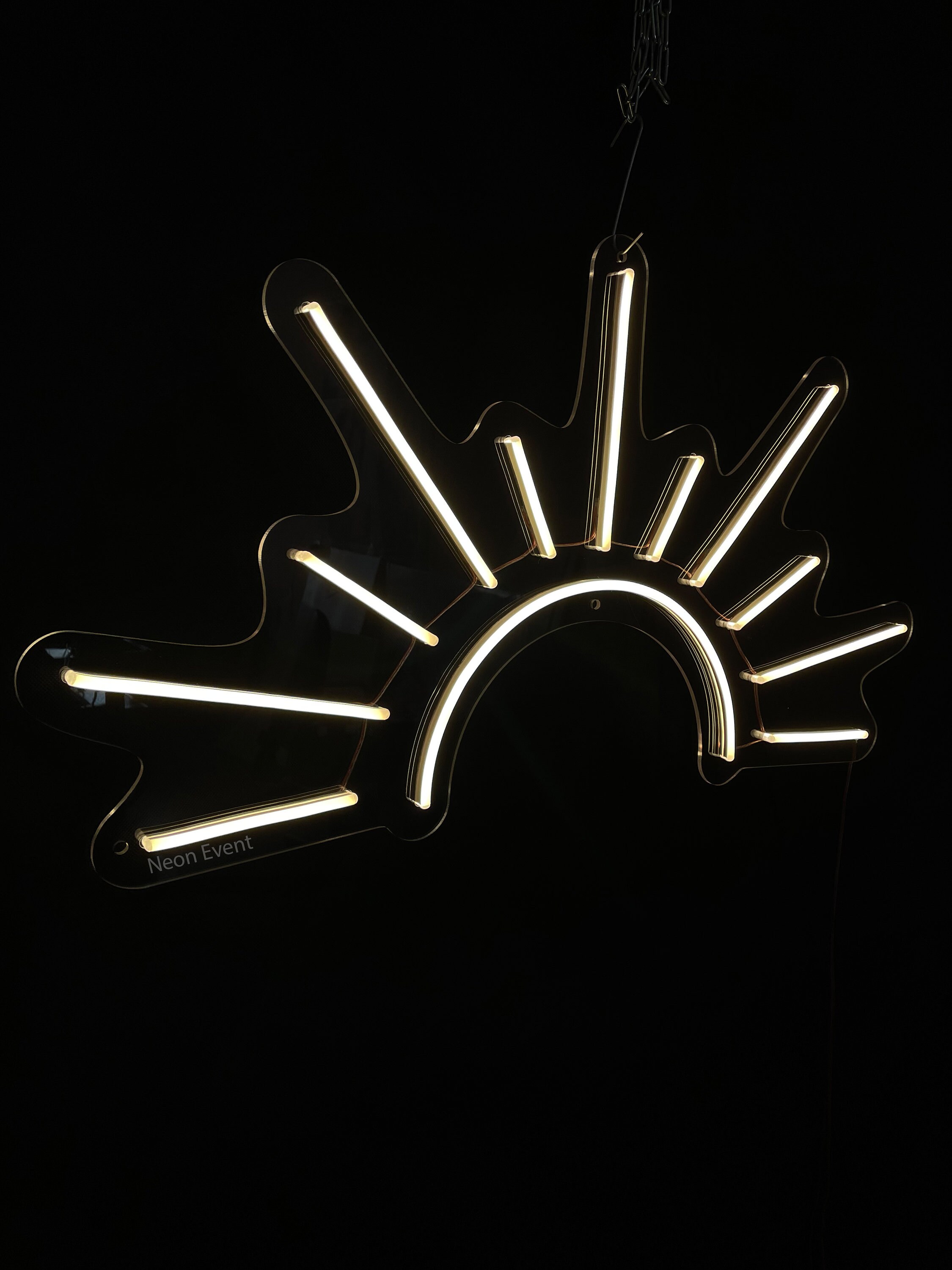 Sun Neon Sign LED Neon Sign Wall Decor Wall Sign Sunset Etsy