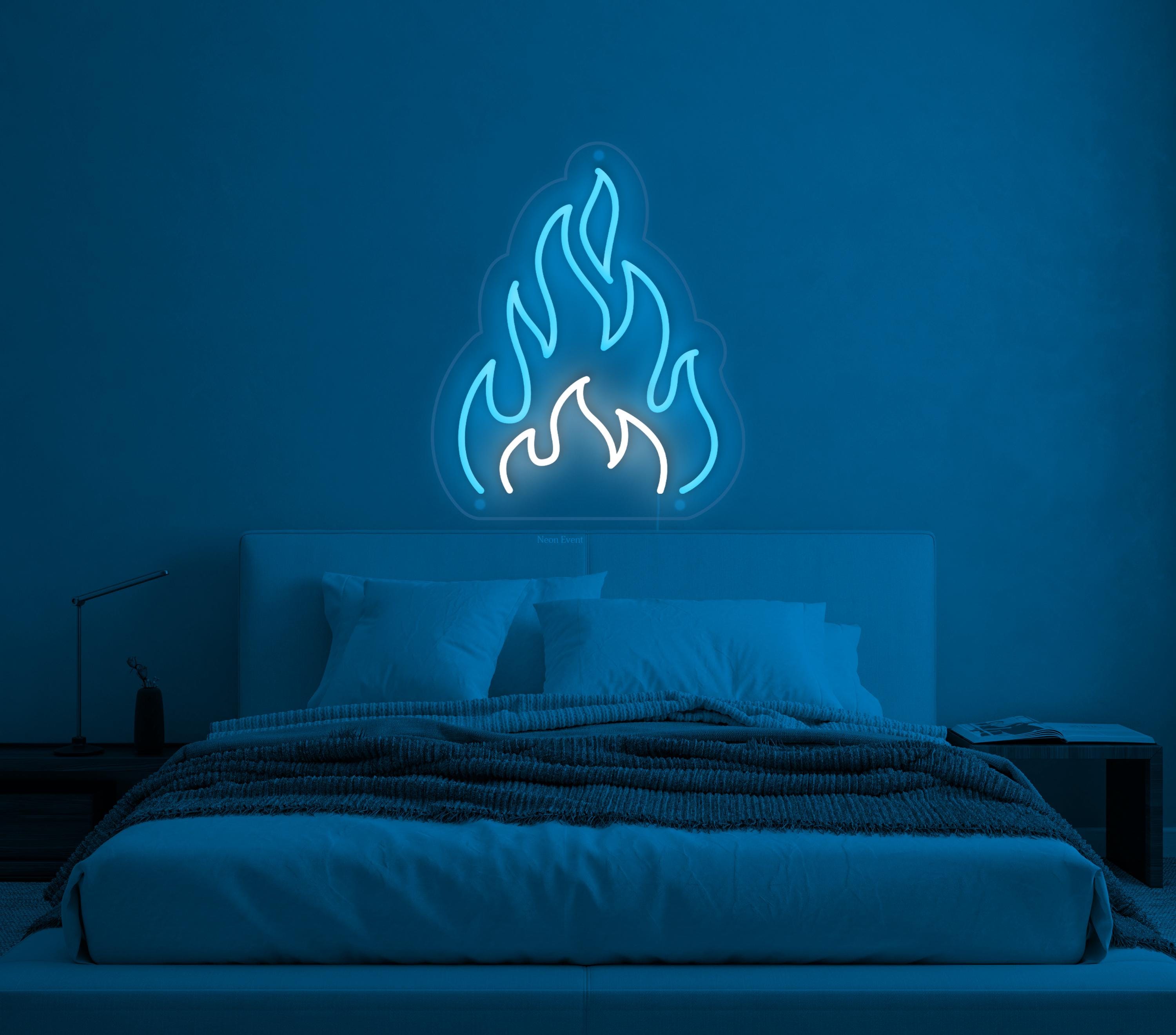 Fire Neon Sign - LED Neon Sign, Fire Neon Light, Hot Neon Sign ...