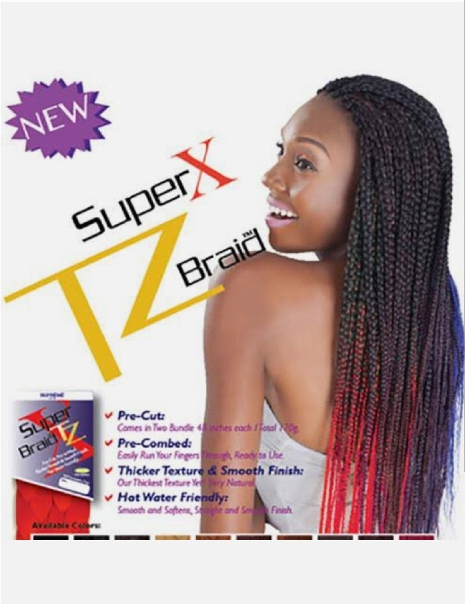 20PACK DEAL TZ Braid Hair Extensions Prestretched Braiding Etsy