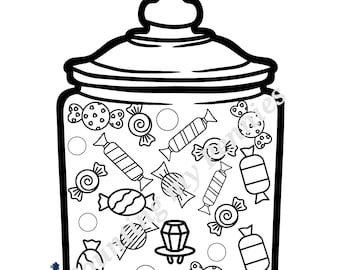 Sweets Savings Challenge, Counting My Pennies, Cash Envelopes, Savings Challenge, Printable, Budgeting, Money Tracker, Digital Download