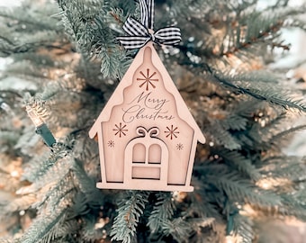 Enfeite de casa de gengibre de Natal