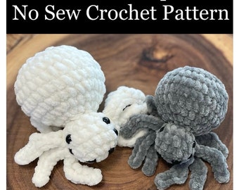 Webster the Spider No-Sew Crochet Pattern