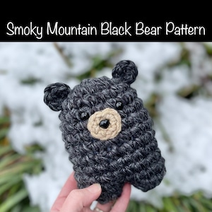 Smoky Mountain Black Bear Crochet Pattern