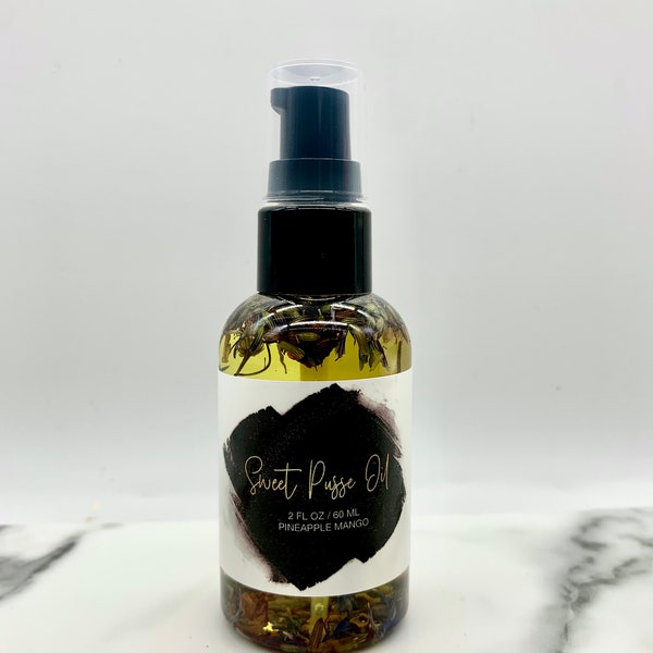 Sweet Pussé Oil | Yoni Oil | PumPum Oil | Sex Oil | Vaginal Oil | Paraben and Phthalate-Free | Perfect for Soft and Radiant Skin