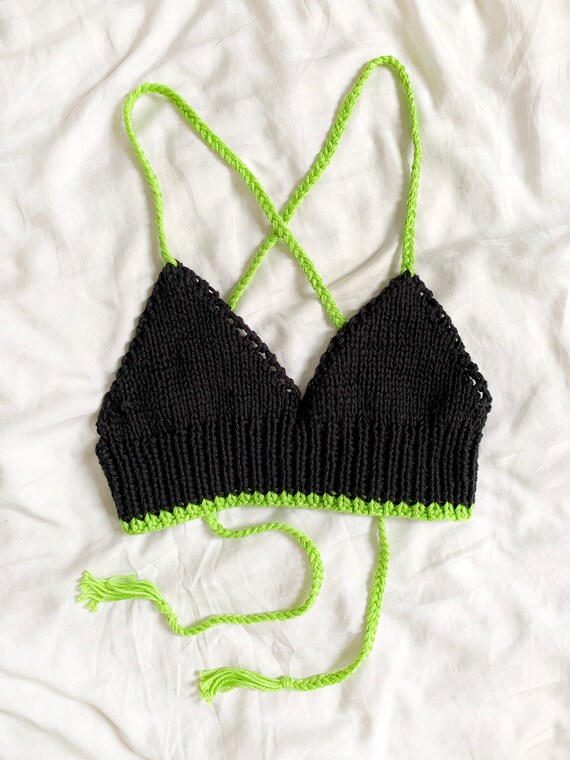 knitted bralette