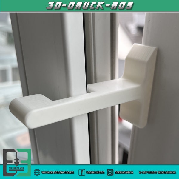 Fensterfeststeller Fensterstopper Klemmschutz für Kippfenster 2er-Set