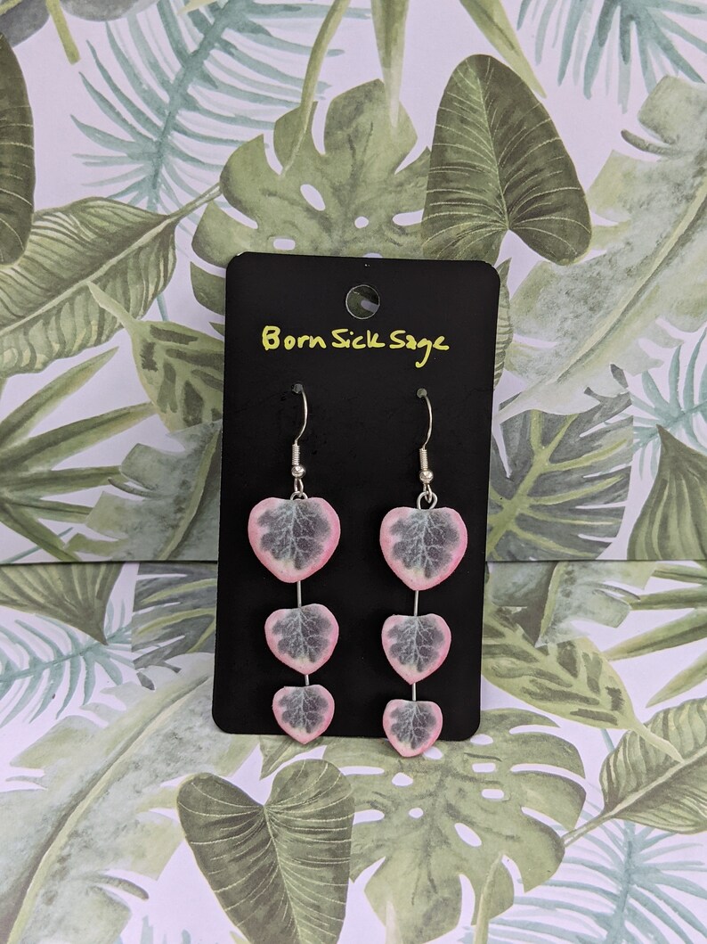 String of Things Collection Handmade Botanical Earring Set Etsy