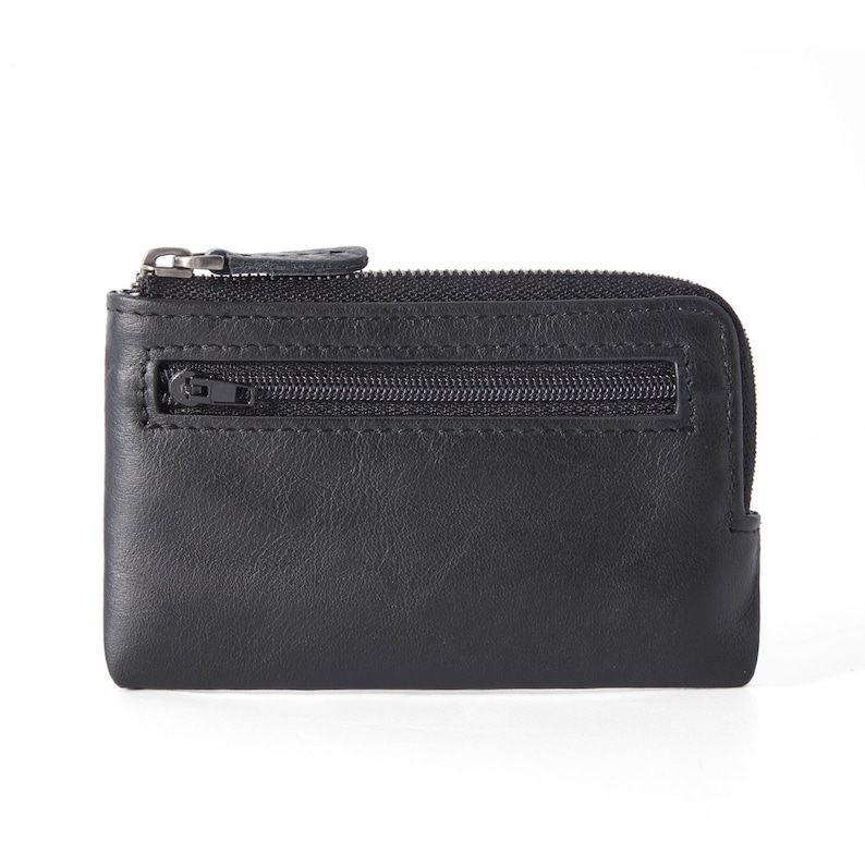 Contacts Herren Leder-Geldbörse Mit Reißverschluss – Große Passport-Clutch Für Handy, Karten & Reisepass (Schwarz)