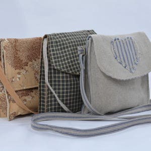 Mini Messenger Bag Sewing Pattern PDF – 3 Pocket Crossbody Bag – Digital Download Tutorial