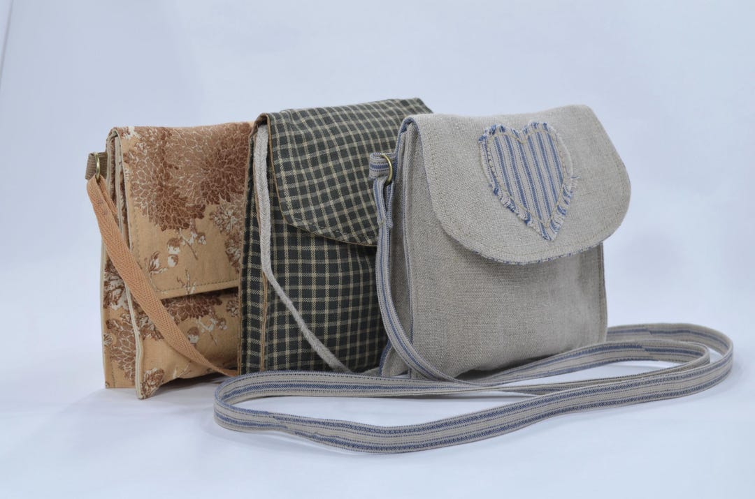 Mini Messenger Bag Sewing Pattern PDF – 3 Pocket Crossbody Bag ...