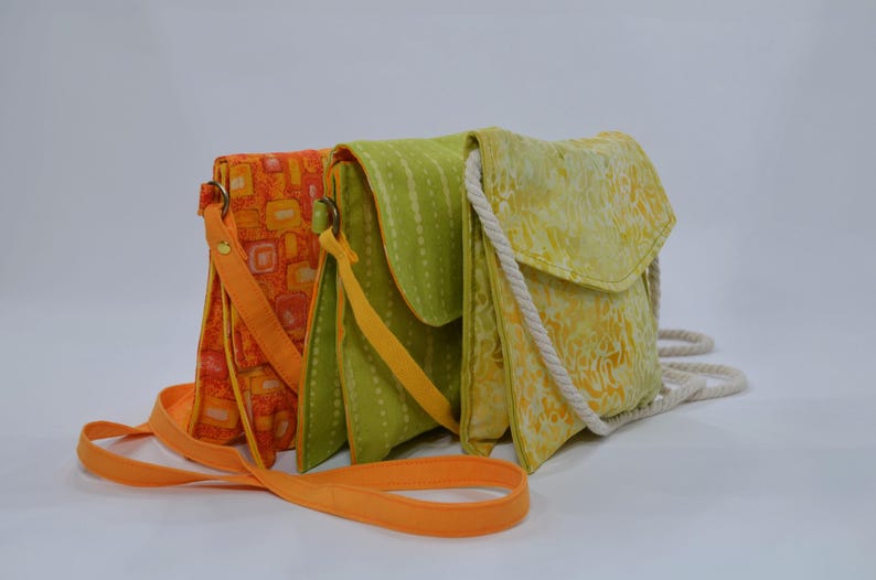 Mini Crossbody Bag Sewing Pattern – 3 Pocket Messenger Purse – Digital ...