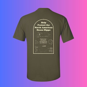 North American house hippo graphic tee / 90s / 2000s /nostalgia / Canadian TV
