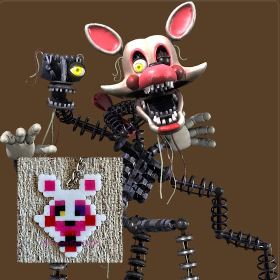 withered chica, mangle and toy chica - online puzzle