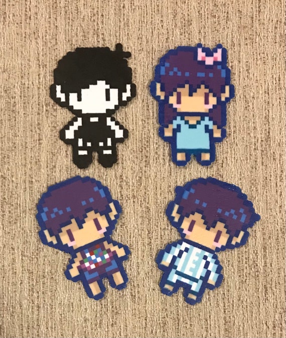 Omori Headspace Game-Accurate Hero Sprite Perler Bead Pattern, Bead Sprites