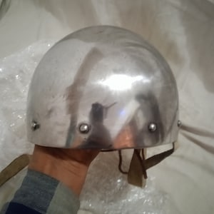 Steel Skull cap,aka Cervelliere,Medieval helmet,battle ready helmet,Mild steel 2mm helmet