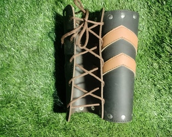 Handmade Leather Bracers – Adult Cosplay LARP Arm Guards