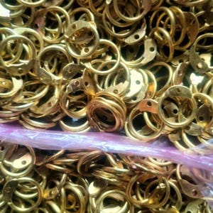 Ronde koperen ringen – losse maliën en sieradenschakels voor knutselen, LARP en doe-het-zelfpantser 8 mm