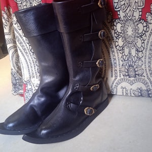 Medieval boots, Viking boots,14th century boots, 15th century boots, 10th century boots,cosplay boots sca boots,Halloween boots, long boots