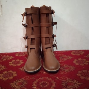 Medieval boots,Viking boots,14th century boots,15th century boots,10th century boots,cosplay boots sca boots,Halloween boots,long boots,gift