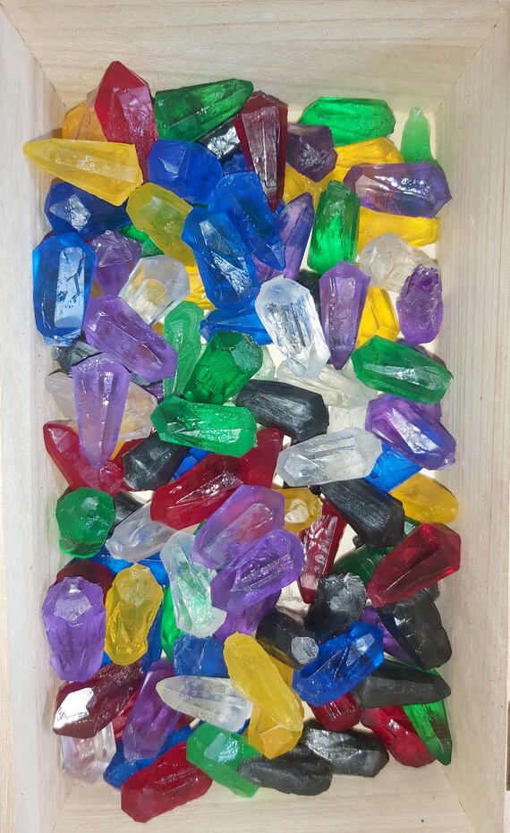 Kyber Crystal (7 Pack) Display Only - Etsy Hong Kong