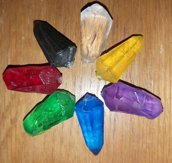 Kyber Crystal (7 Pack) Display Only - Etsy Hong Kong