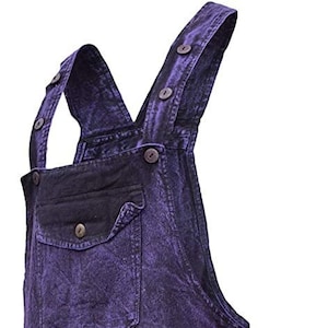 Mandala Printed Dungaree Overalls Stonewashed Festival Harem Pants
