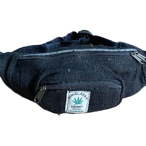 Unisex Hemp Bumbag Festival Fanny Pack Travel Pouch Wallet Sling Pocket