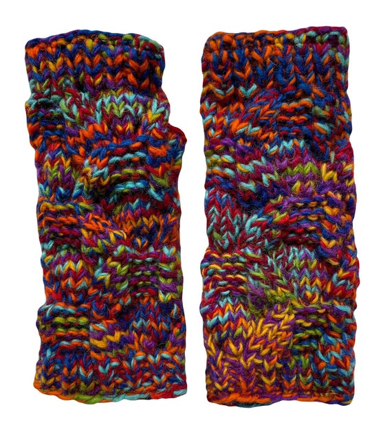 Manoplas Lana Gruesa Guantes De Invierno Gheri - Forro Polar, Lana Gruesa | Manoplas Calientes Nepal Guantes Invierno Forro Polar