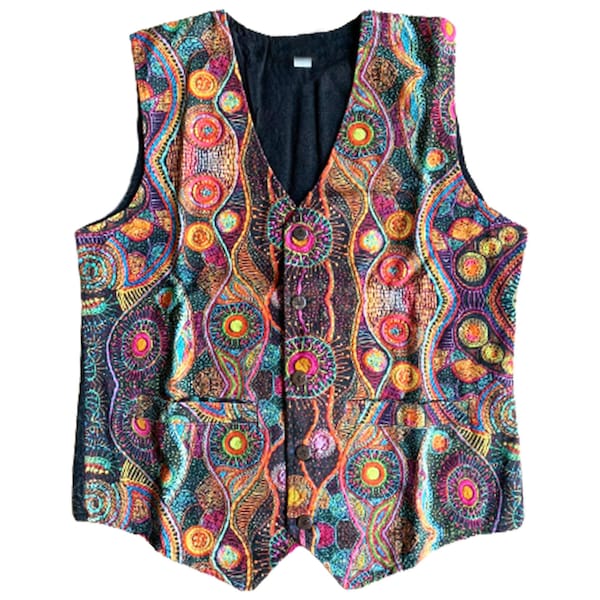 Men’s Cotton Waistcoat Hippie Boho Formal Vests