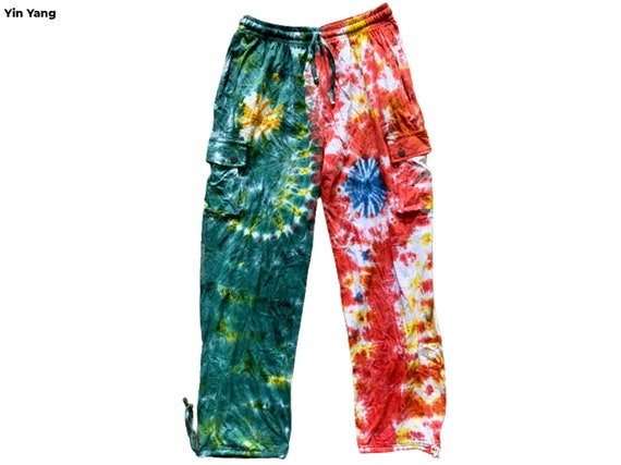 Fesfesfes Clearance Pants for Men Bloomers Loose Elastic Band Beach Pants  Tie Dye Printed Trousers - Walmart.com